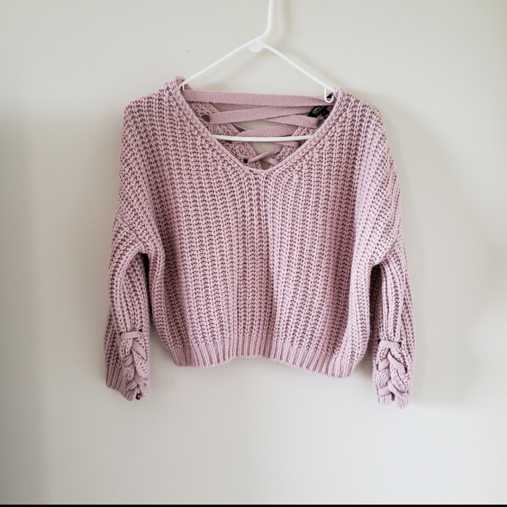 Pink Knit Sweater